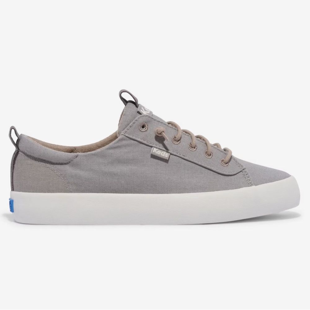 KEDS Kickback Women's Grey Canvas Cotton Sneakers size 11